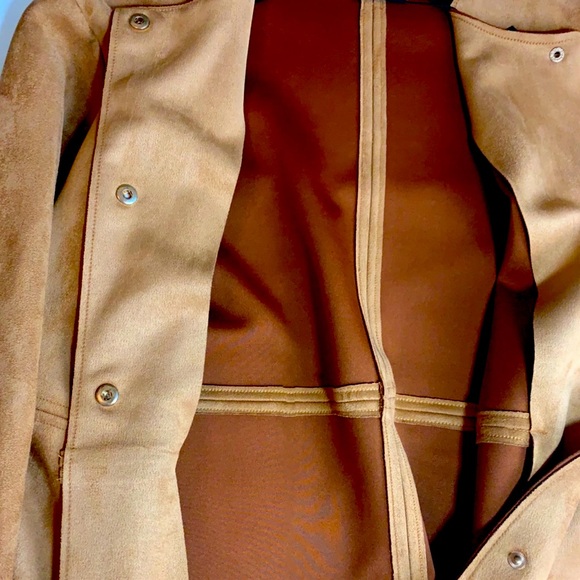 Zara light Faux Suede jacket - Picture 7 of 8